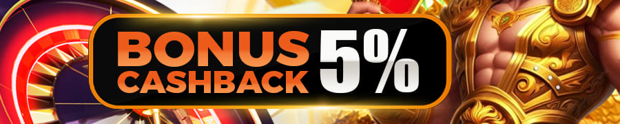 BONUS CASHBACK 5%