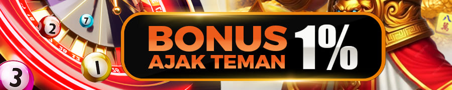 BONUS REFERAL 1% ALL GAMES